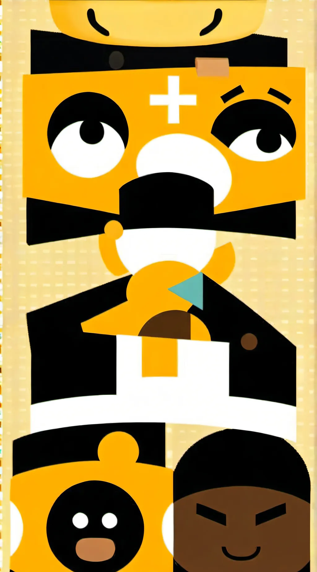ai character: dumb emoji background