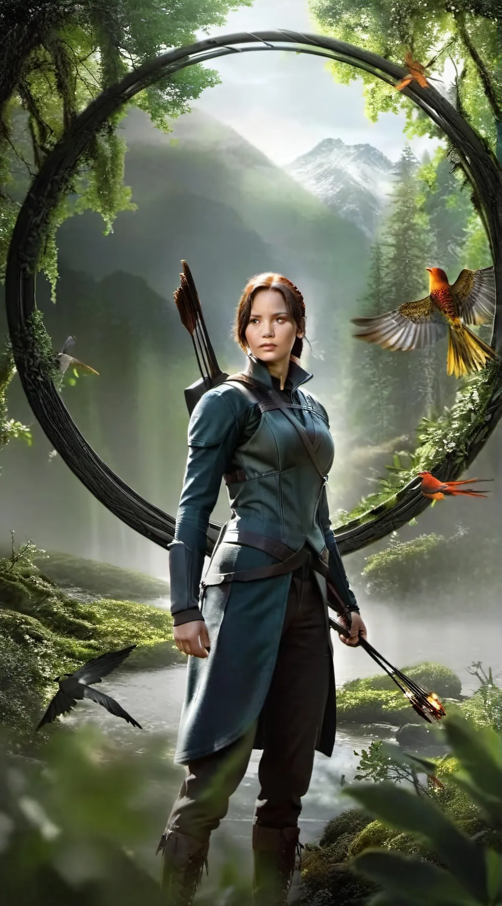 ai character: Katniss everdeen background