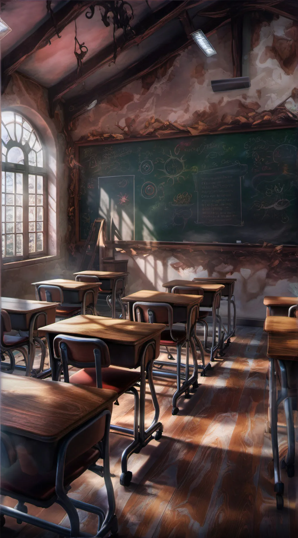 ai character: Monster school background