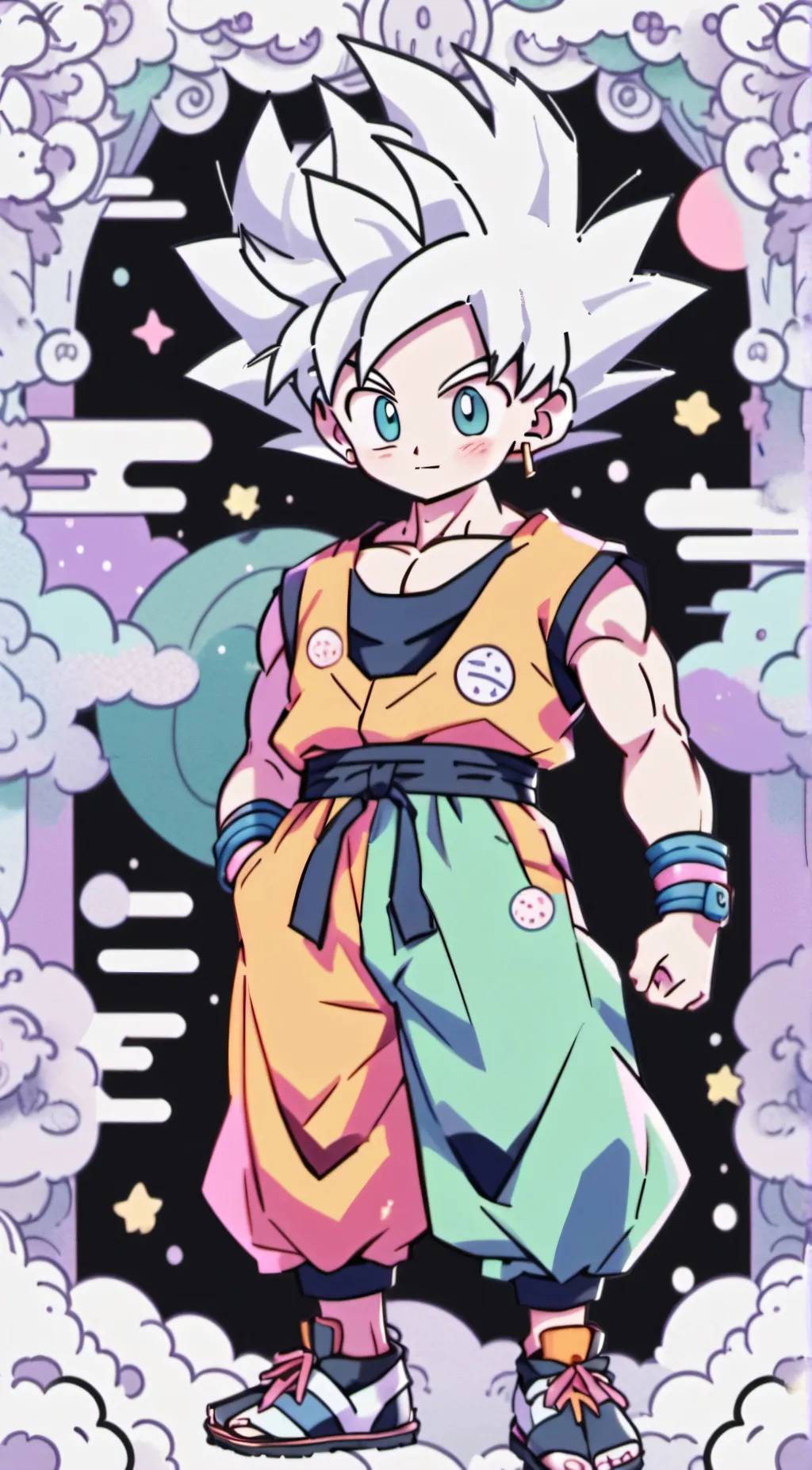 ai character: goku background