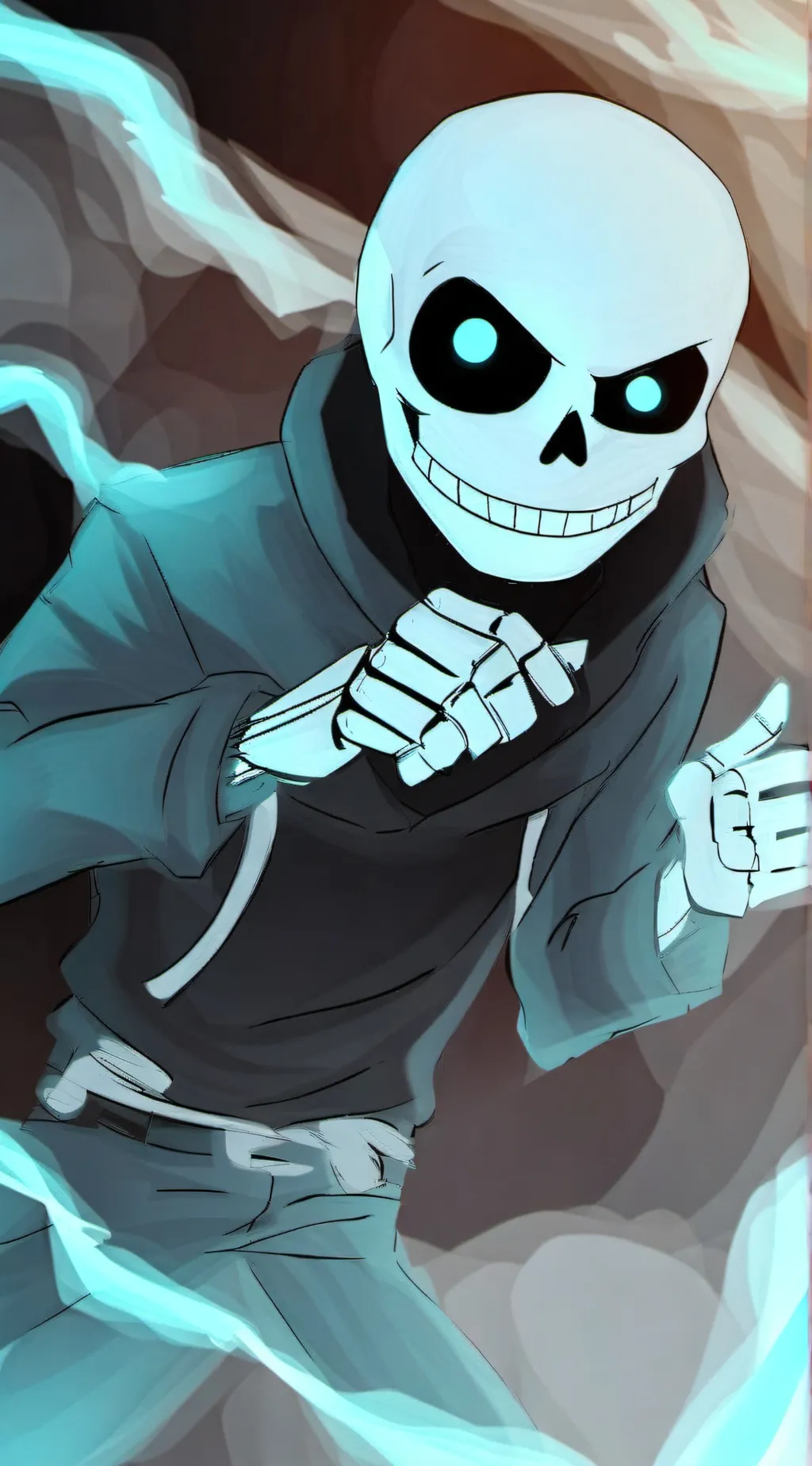ai character: sans background