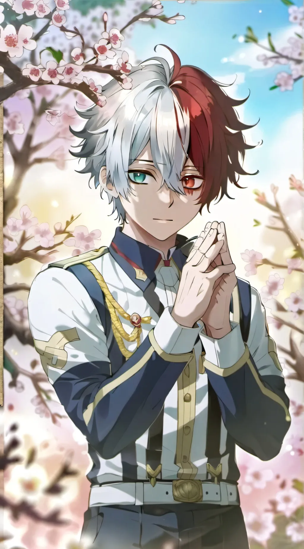 ai character: Todoroki  background