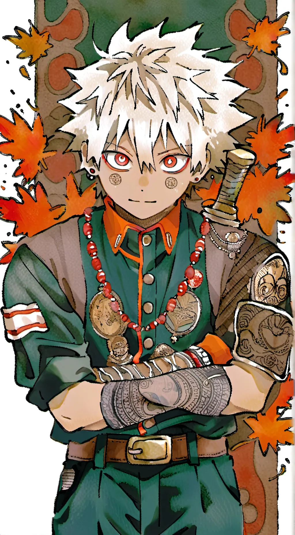 ai character: bakugo background