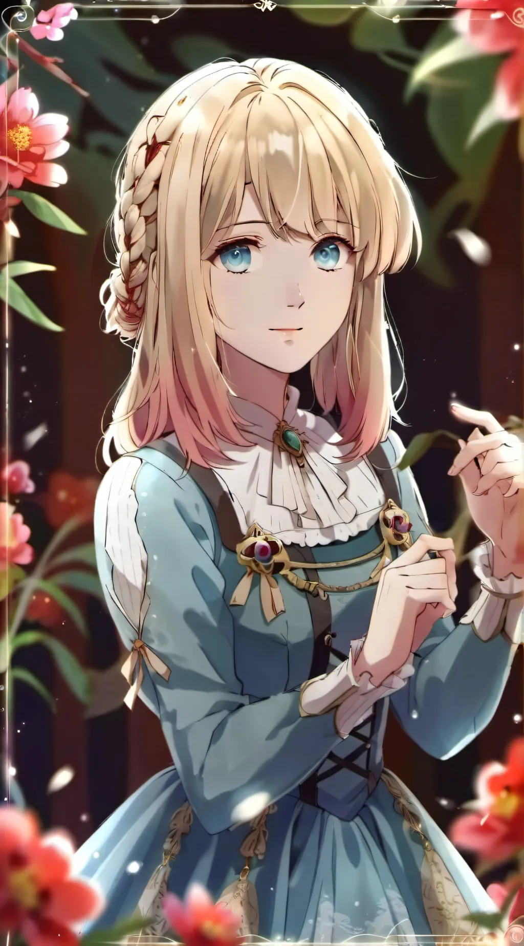 ai character: birthday background