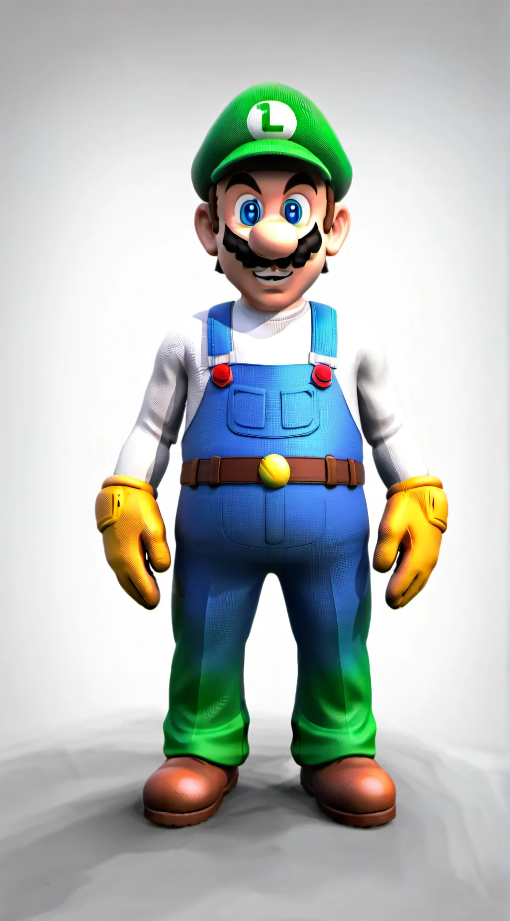ai character: Luigi  background