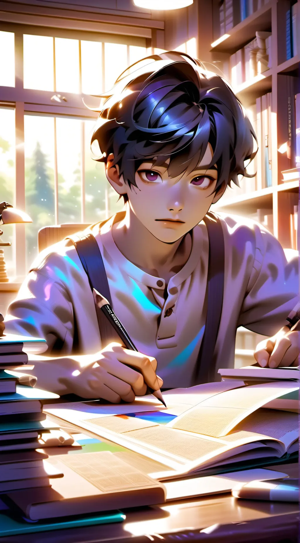 ai character: FREE COMMISSIONS  background