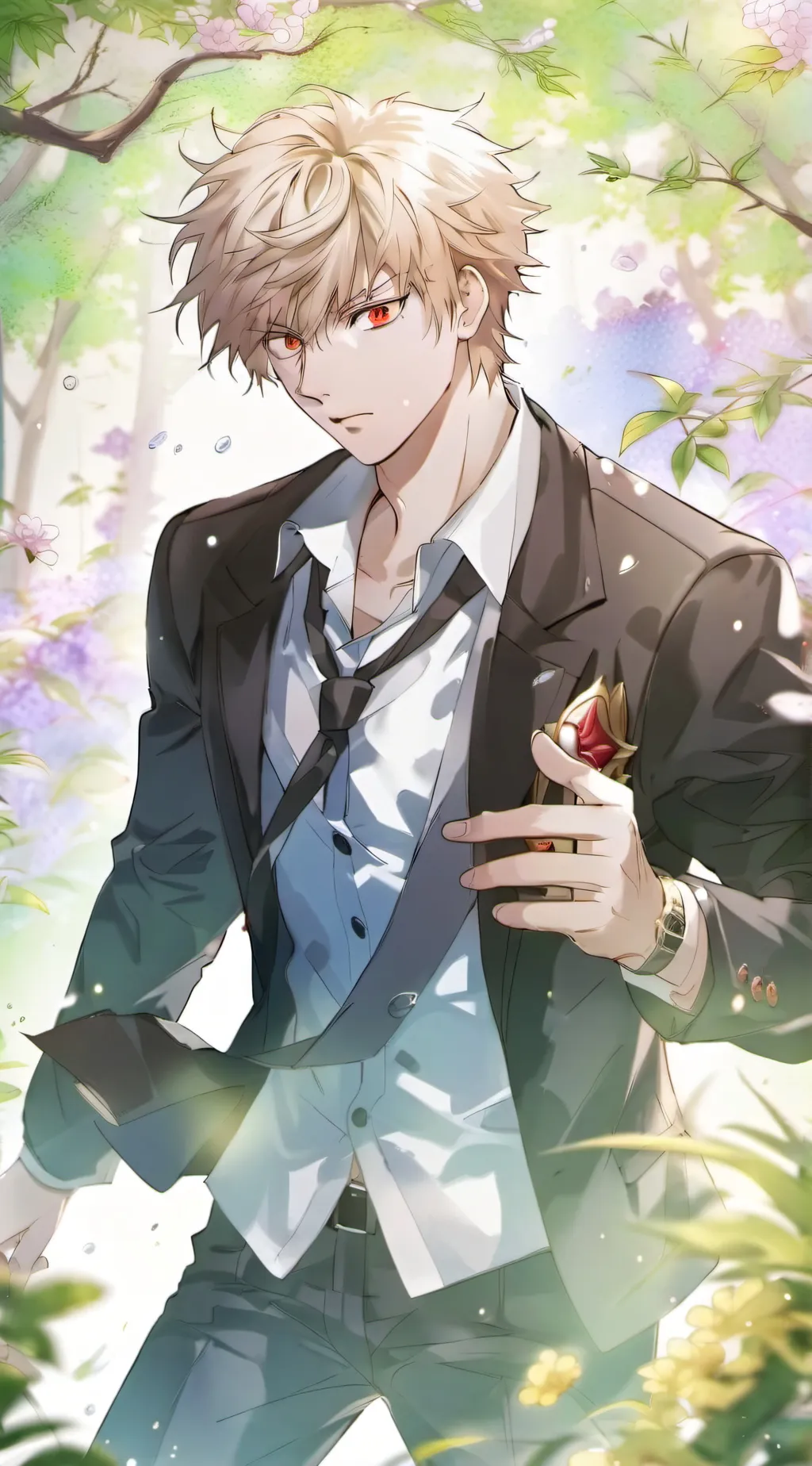 ai character: Bakugo background