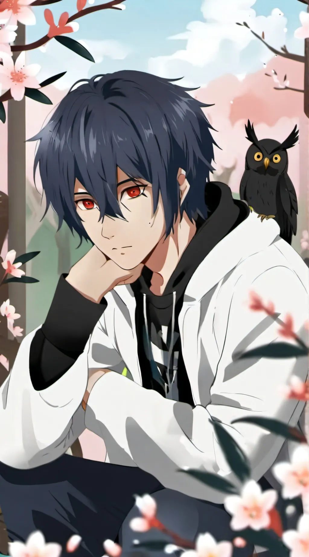ai character: Akatsuki  background