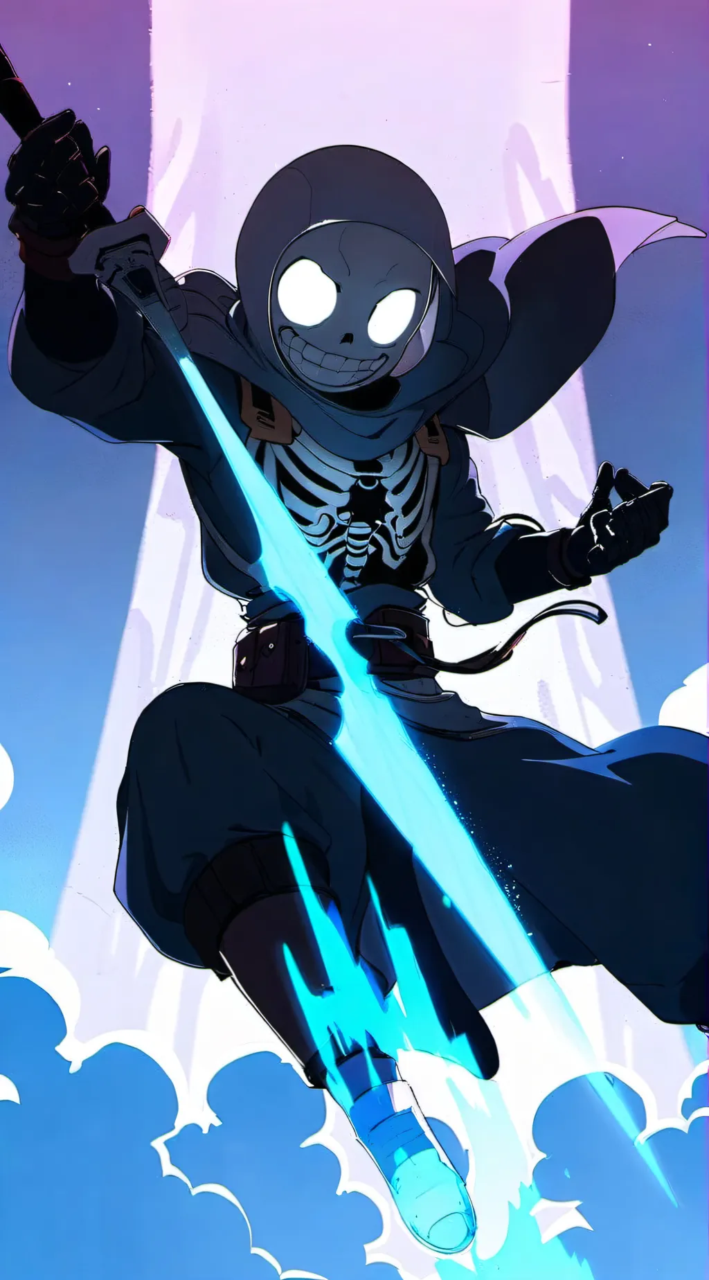 ai character: sans background