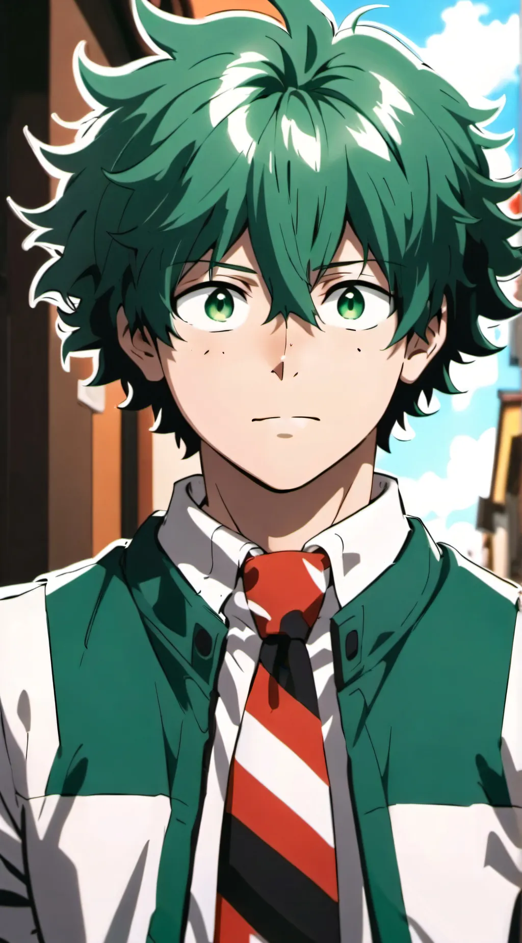 ai character: prank on bakugo! background