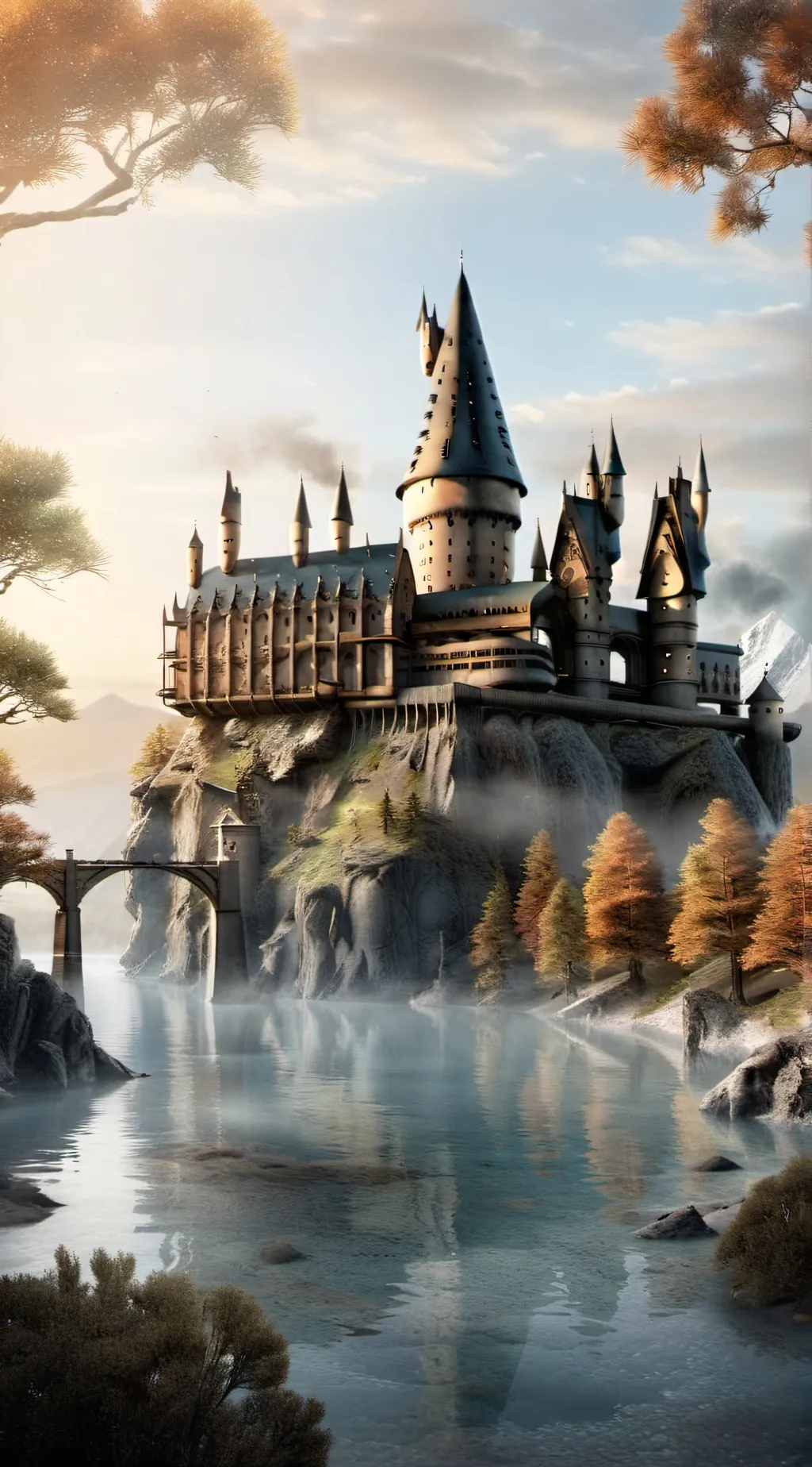 ai character: Hogwarts background