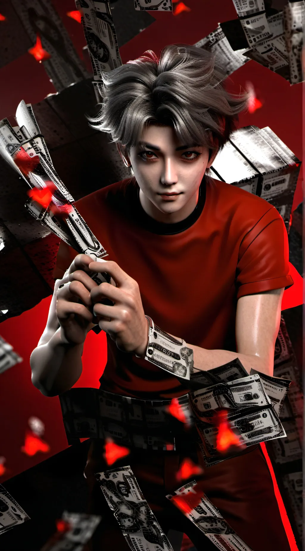 ai character: Max background