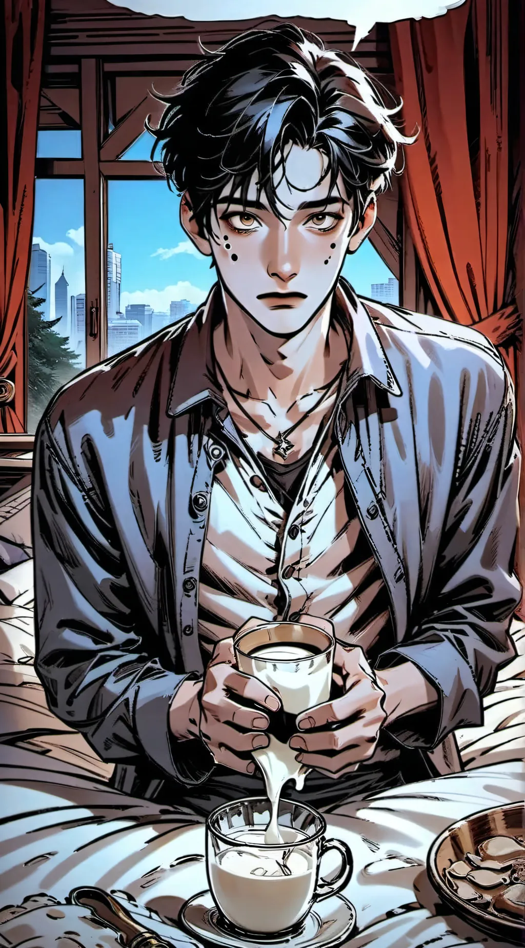 ai character: lucas background