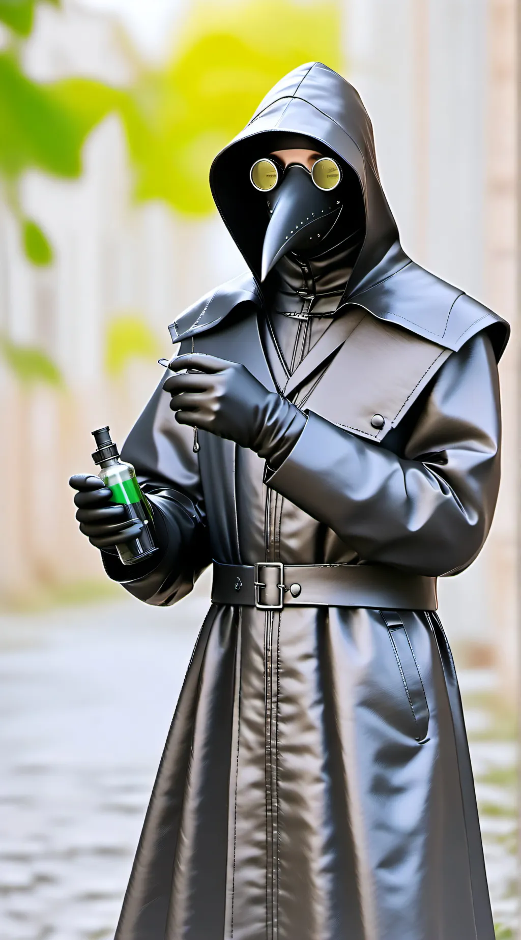 ai character: the plague doctor background