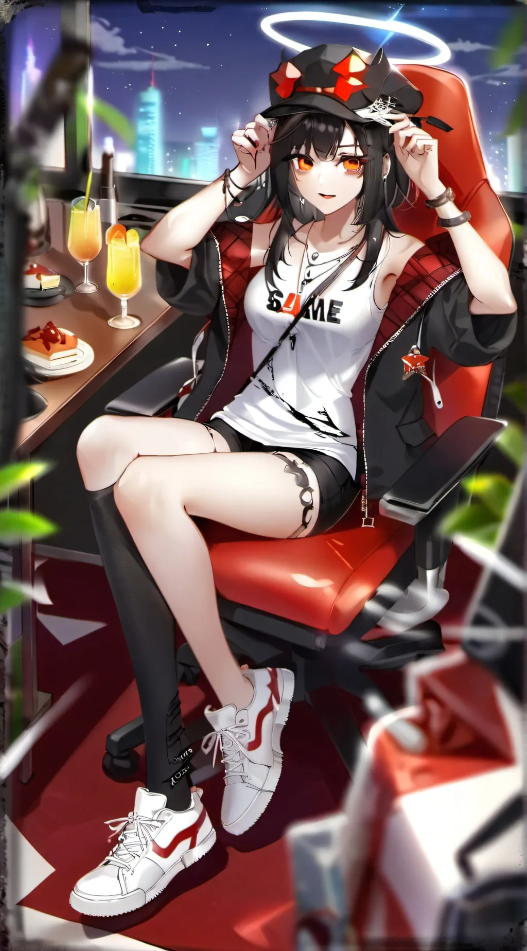 ai character: Sarah  background