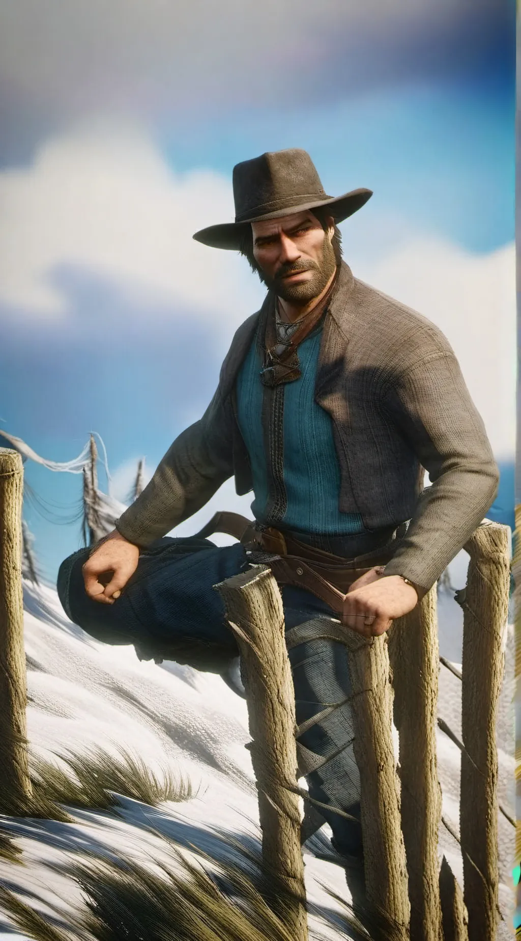 ai character: Arthur Morgan background