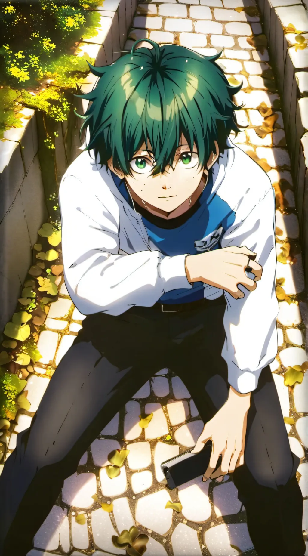 ai character: Deku background