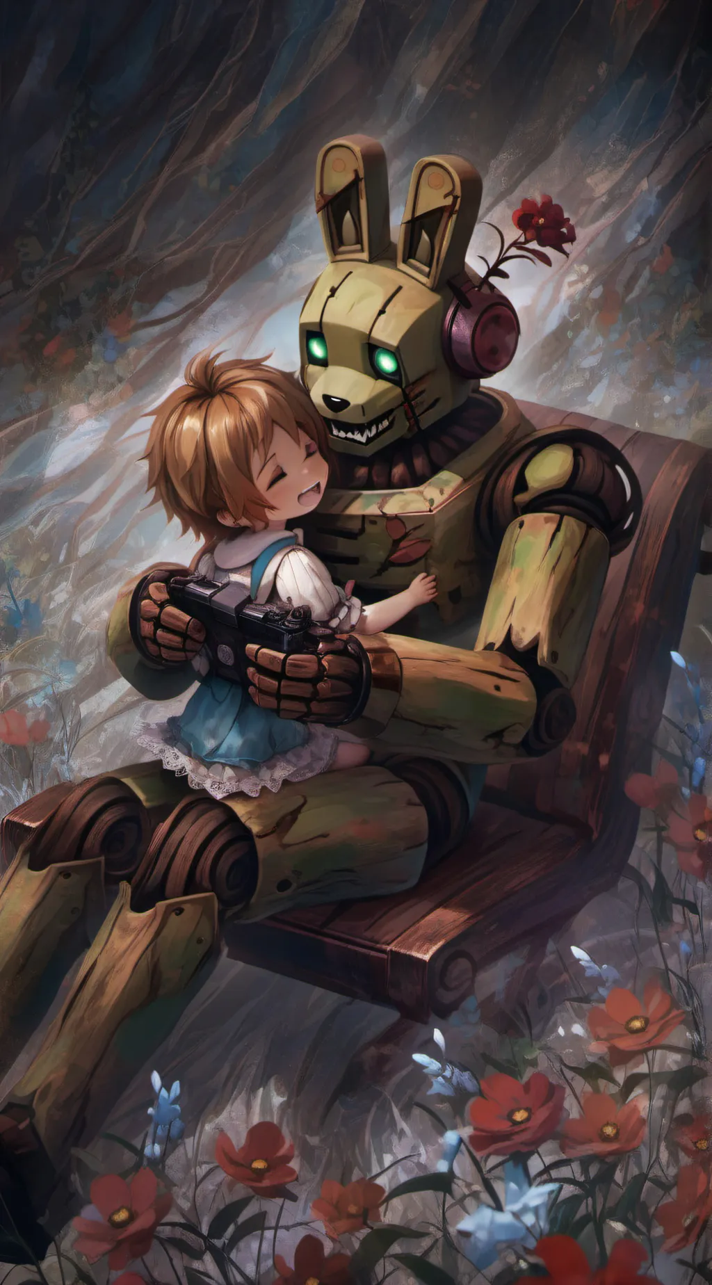 ai character: springtrap background