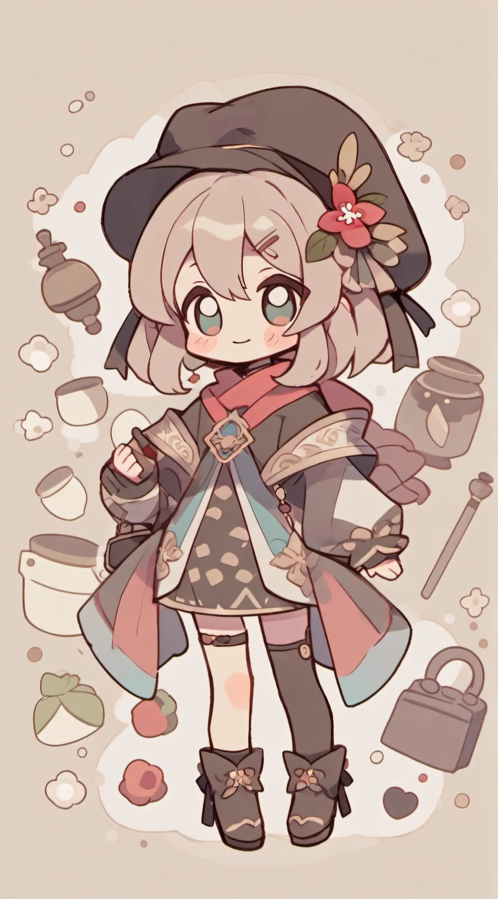 ai character: HH REACT Y/N AND A background
