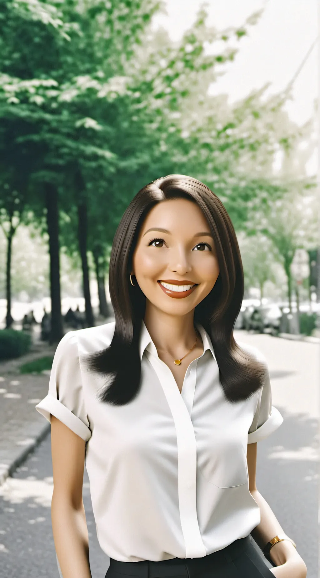 ai character: Lauren background