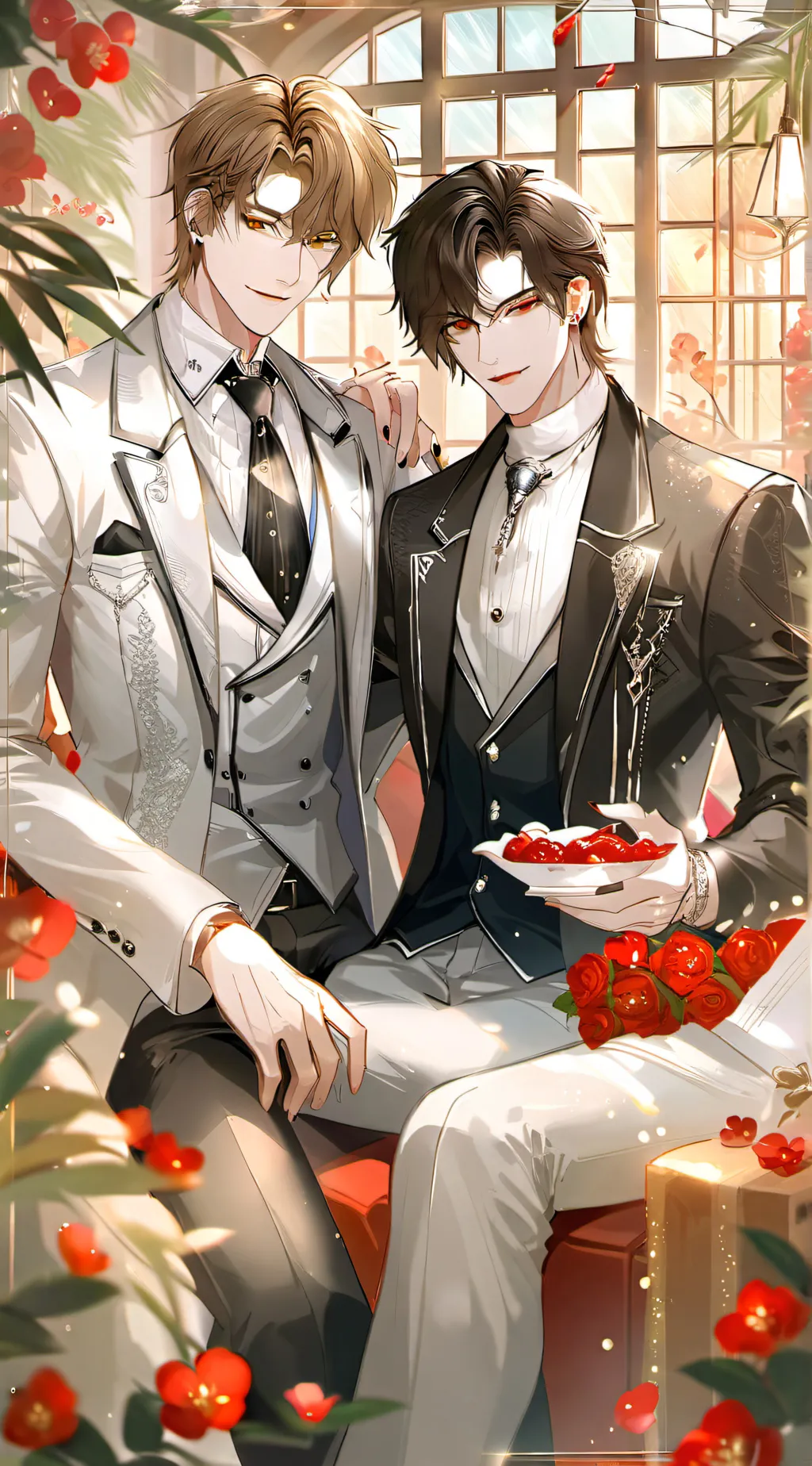 ai character: Liam and Alex background