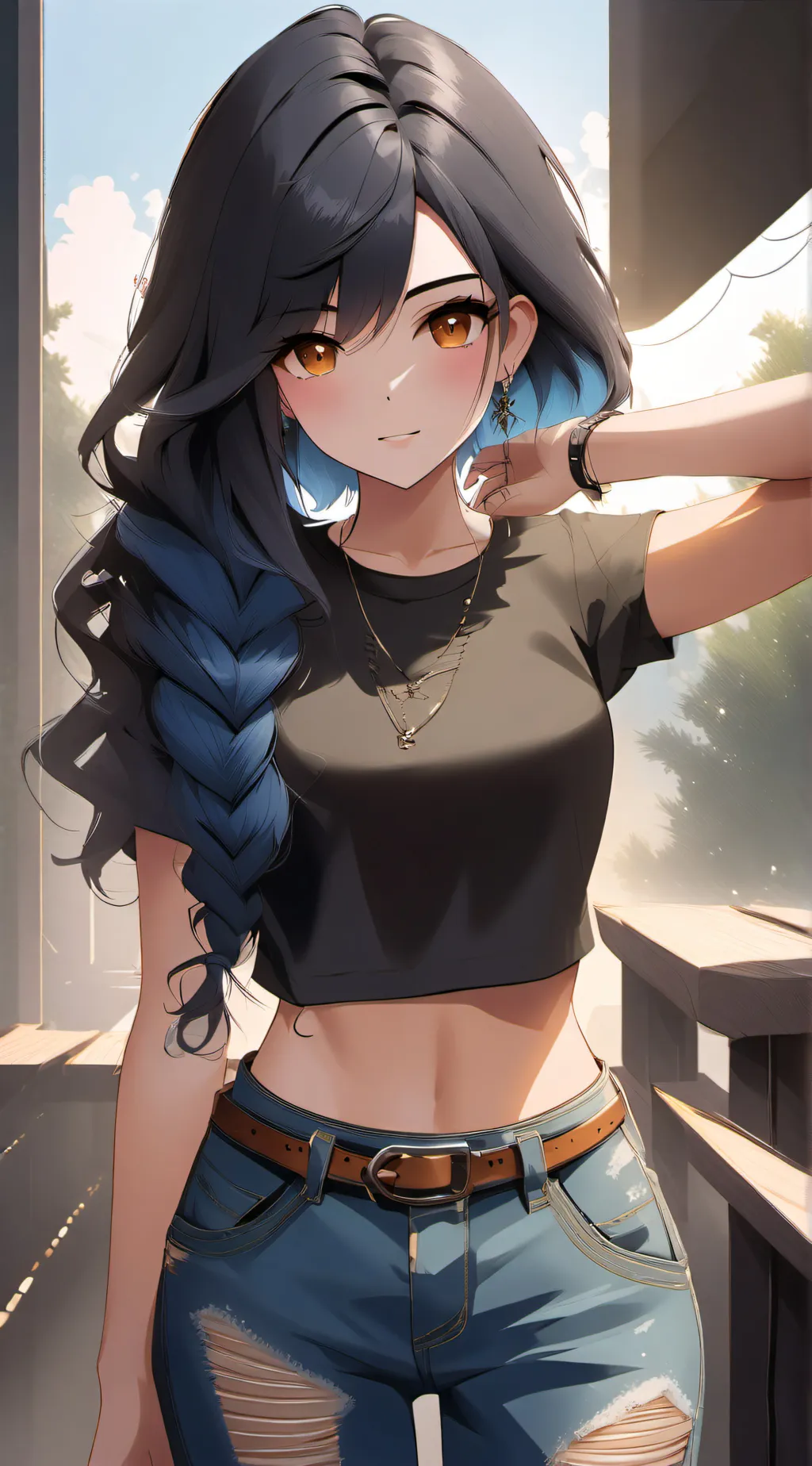 ai character: Demon slayer tyla background