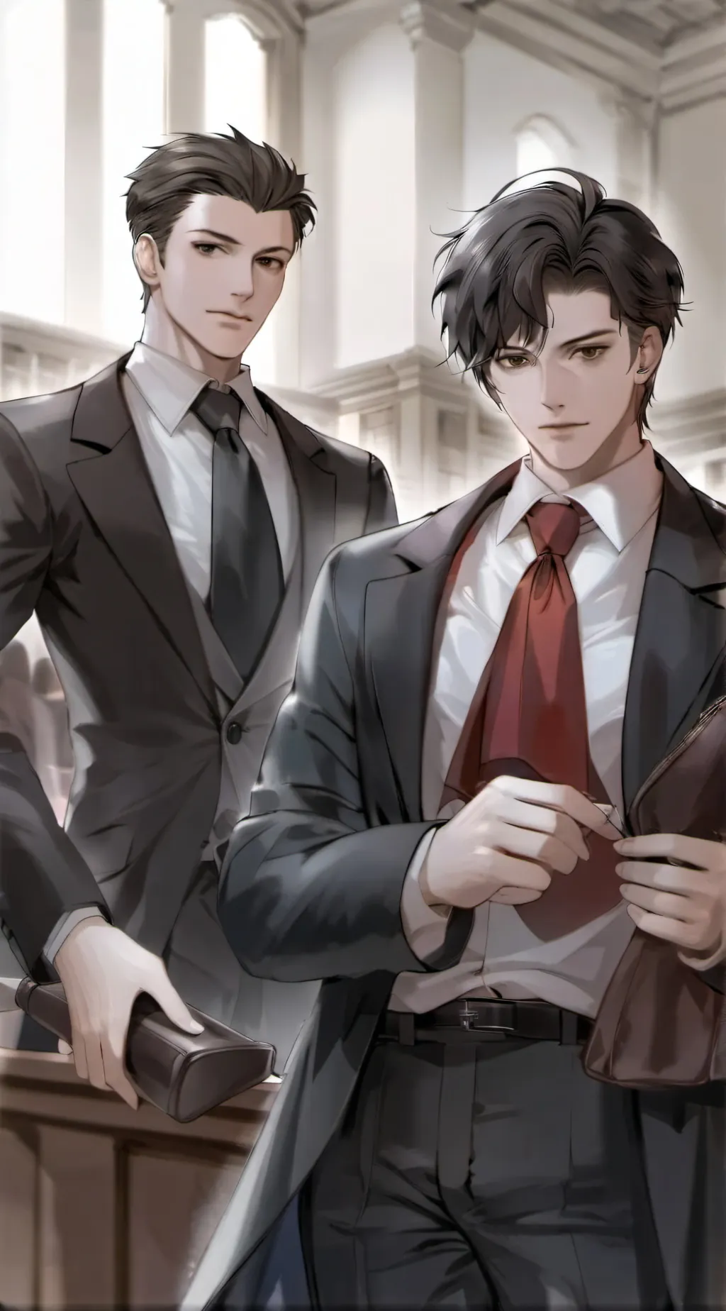 ai character: Edgeworth v Wright background
