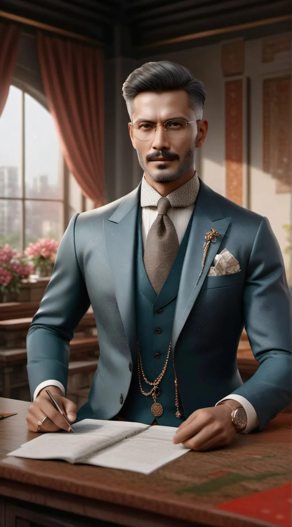 ai character: Rana background
