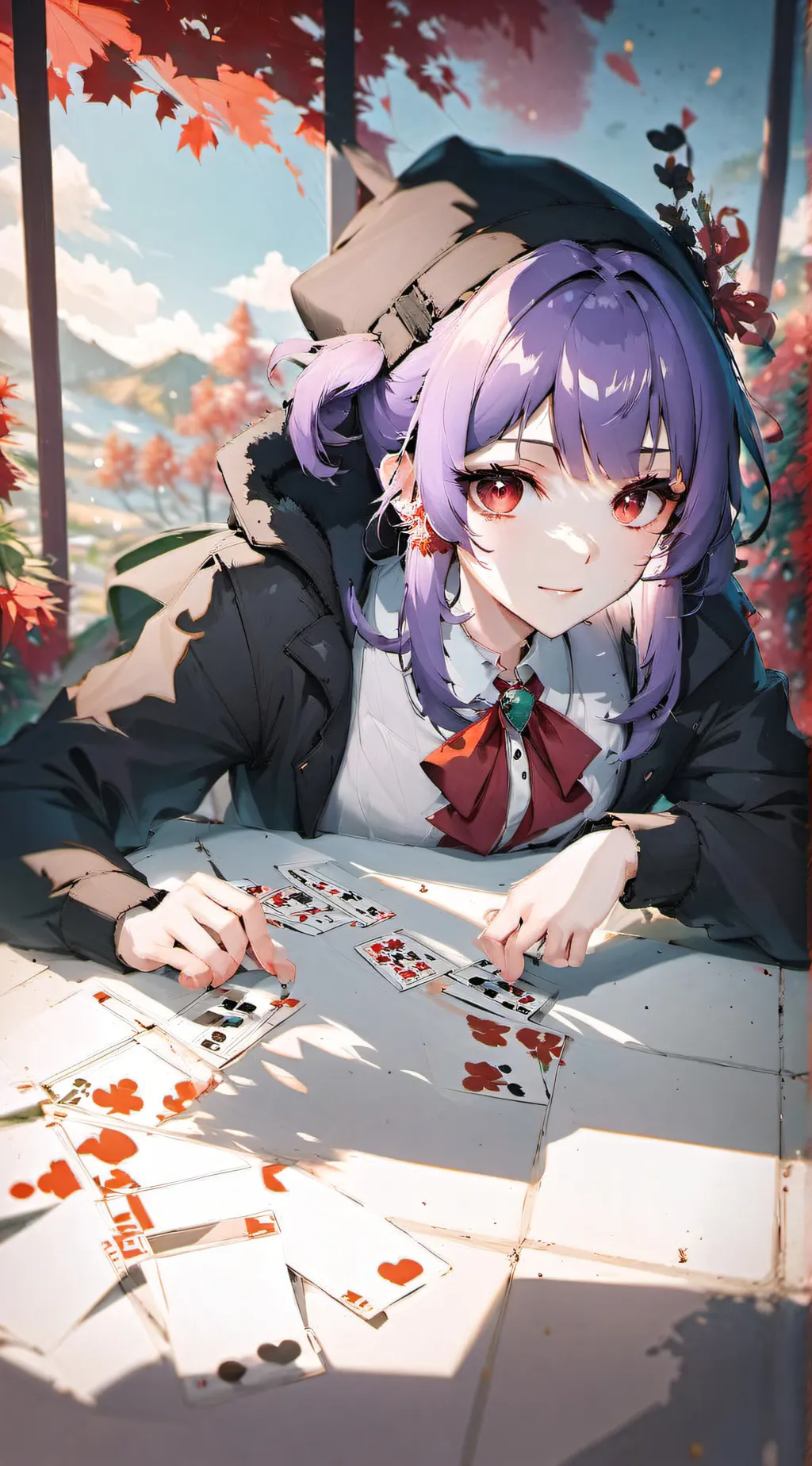 ai character: yumeko  background