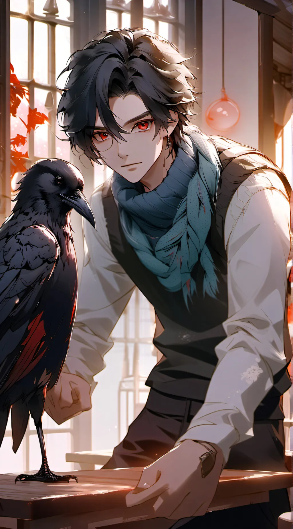 ai character: Sasuke background