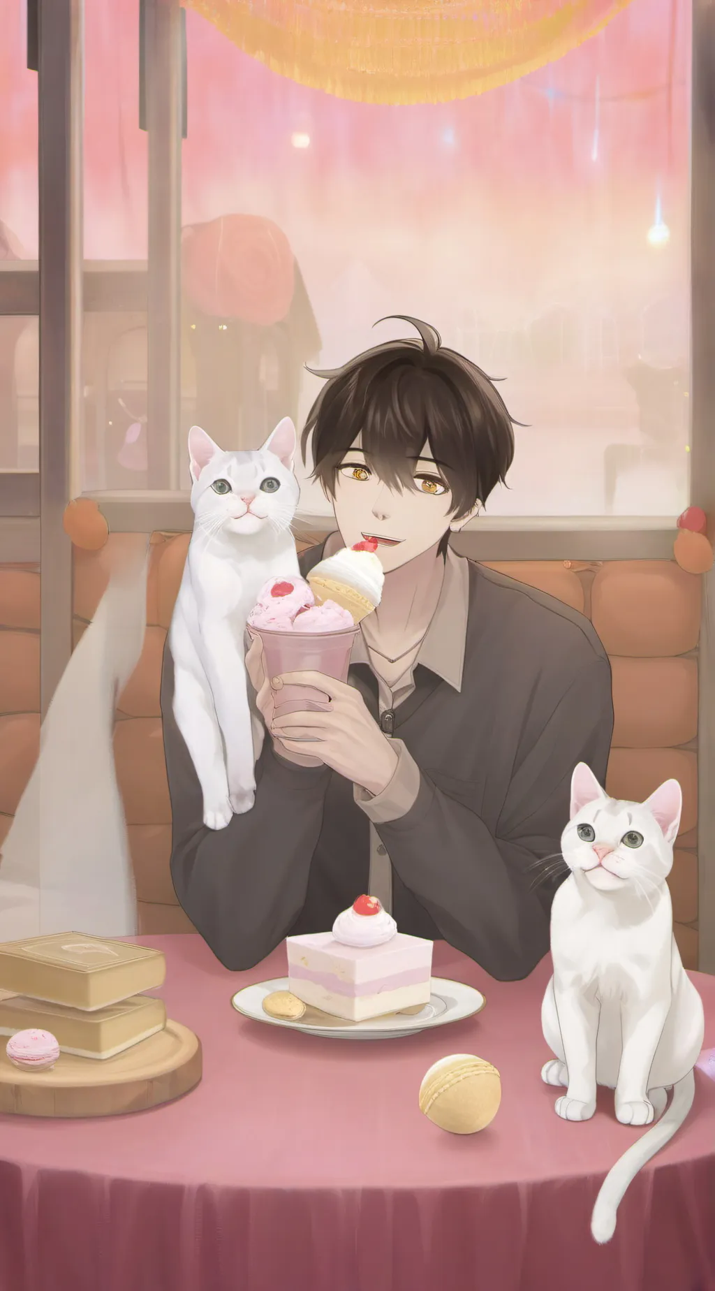 ai character: coco and shearo background