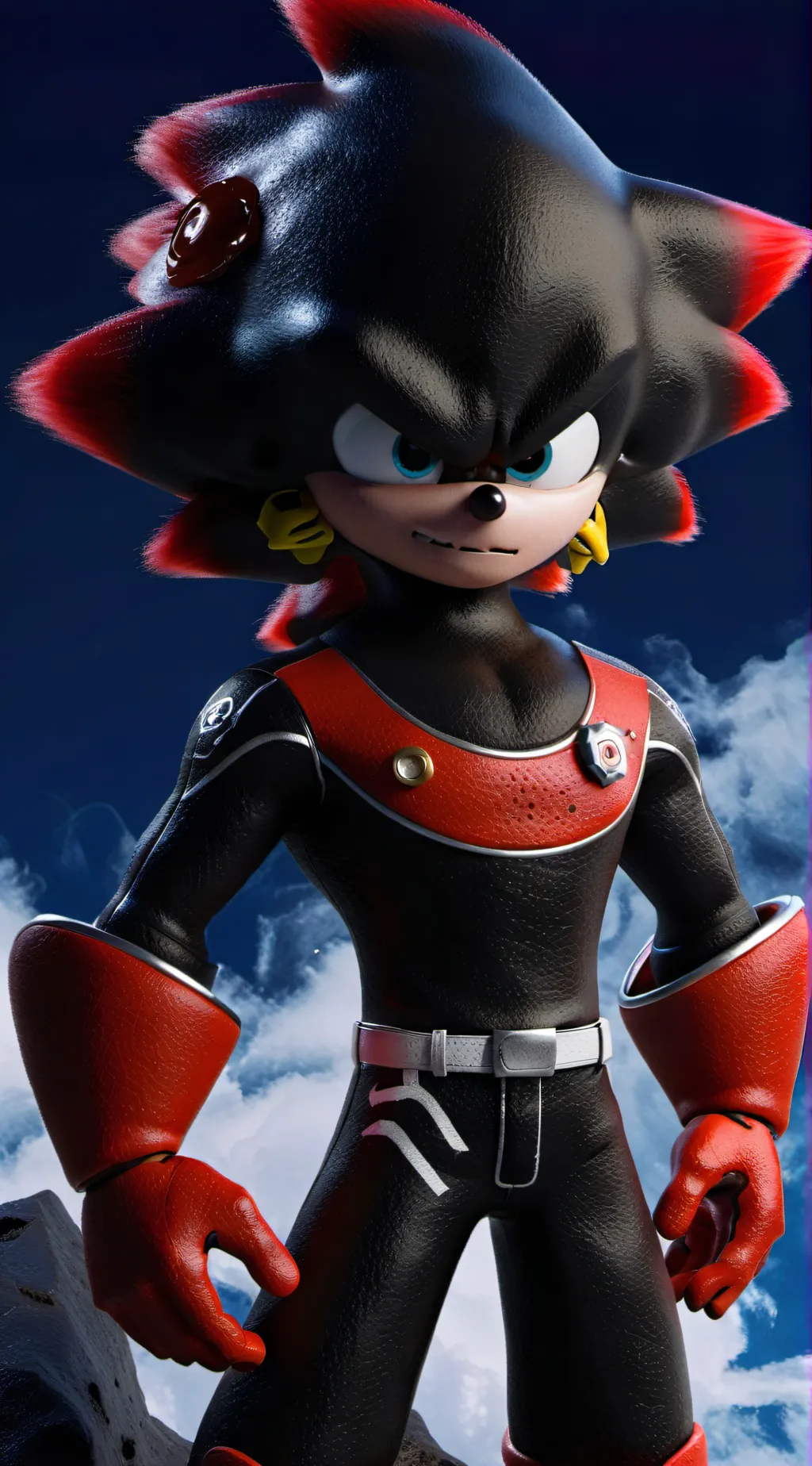 ai character: Shadow  background