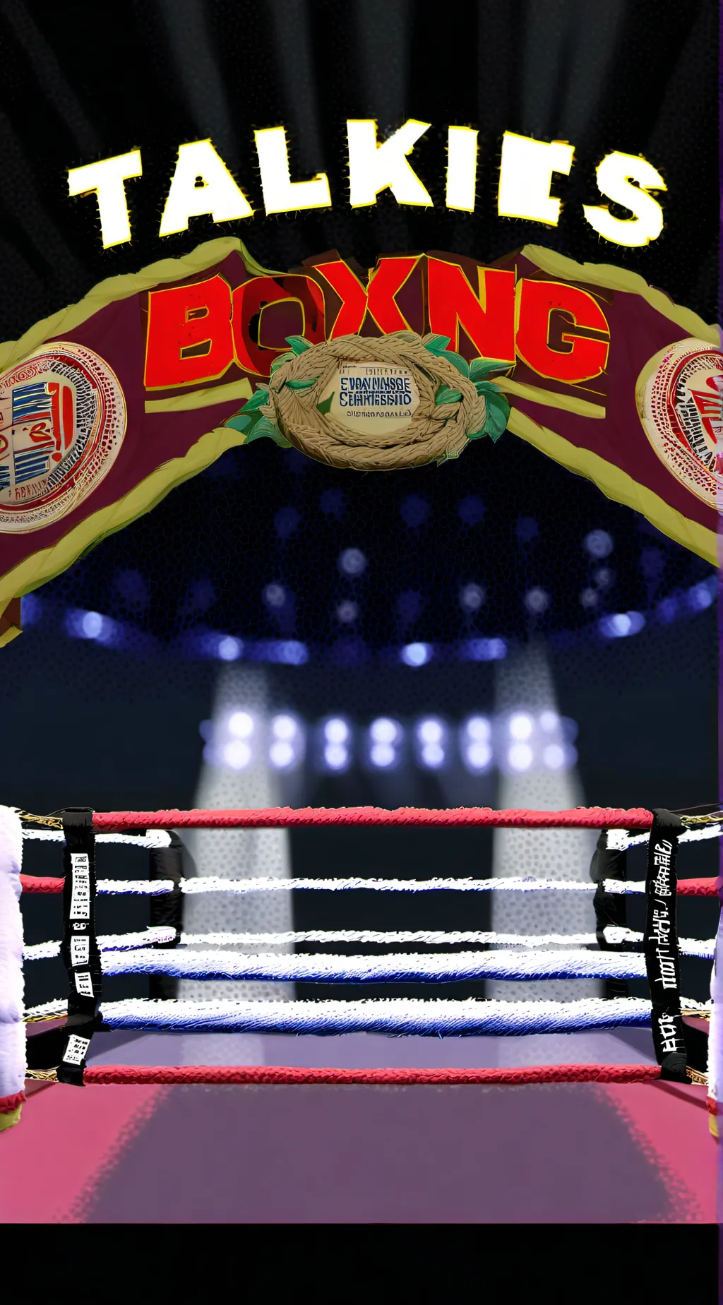 ai character: TBC Talkie Boxing background