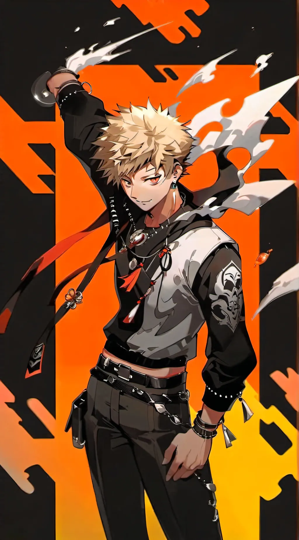 ai character: Sus Bakugo background