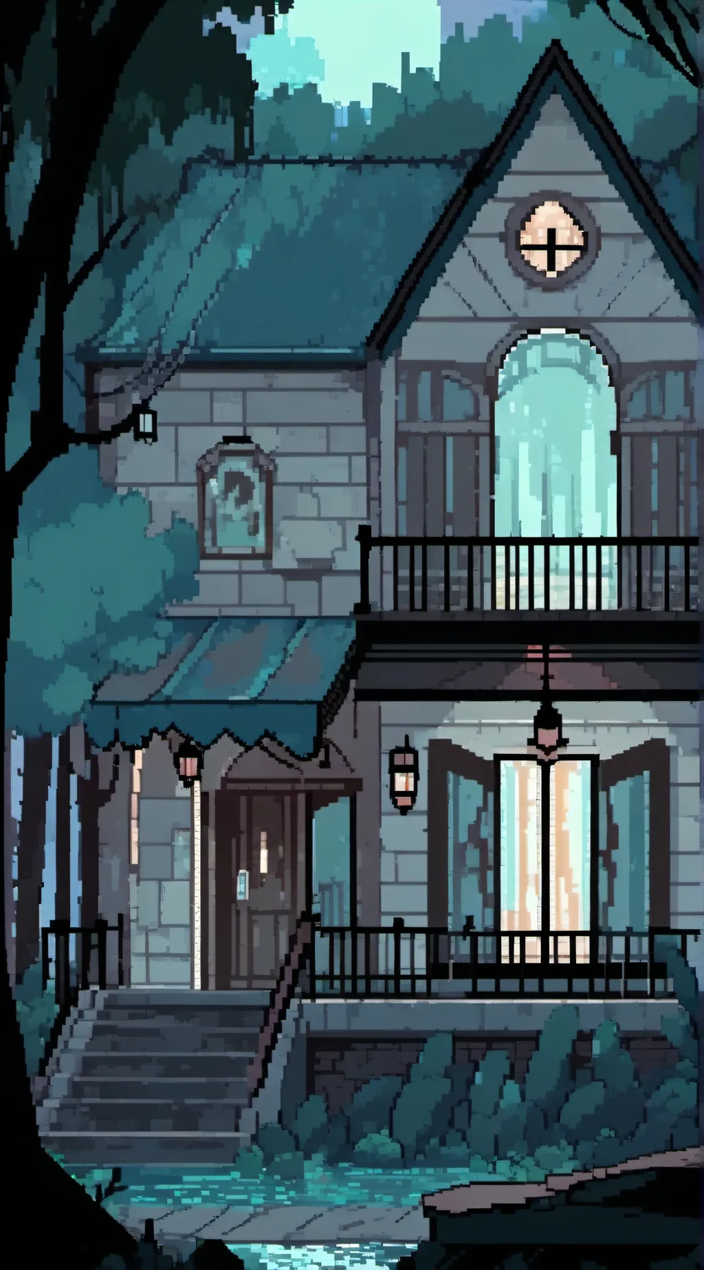 ai character: HH sleepover background