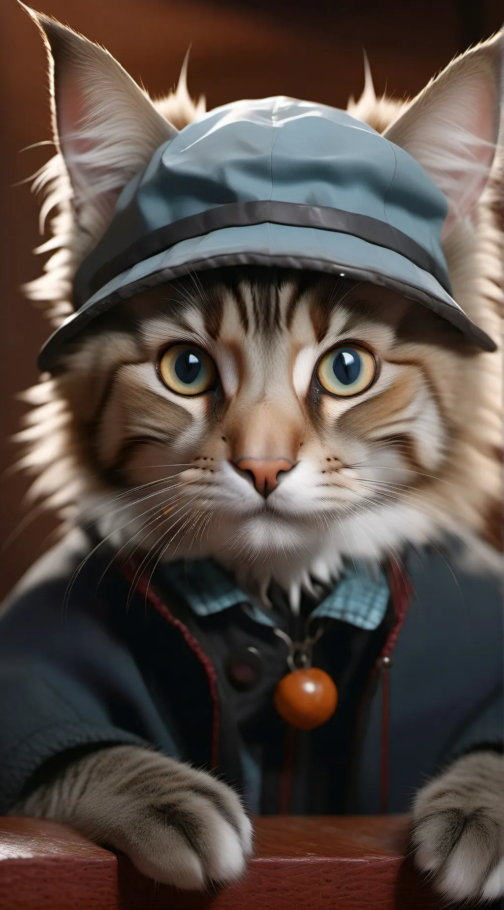 ai character: hacker test background