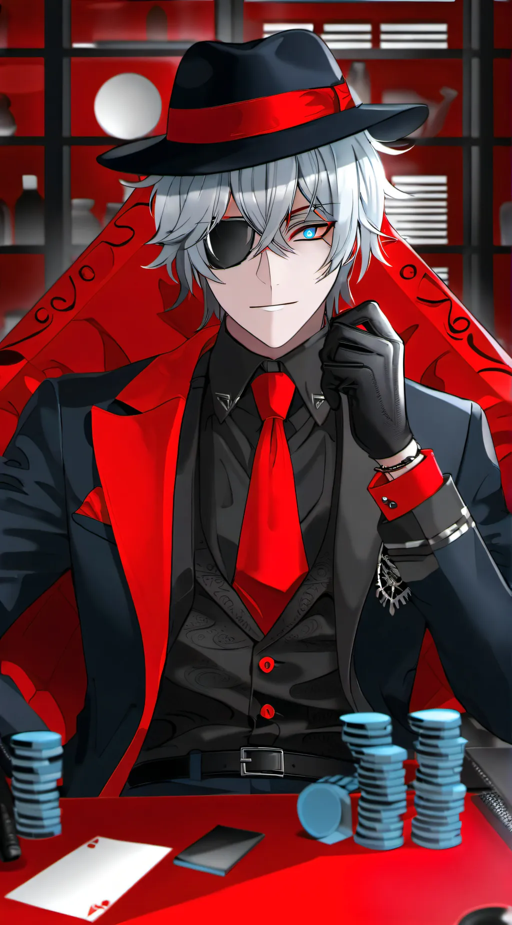 ai character: Sasaki Yamaguchi  background