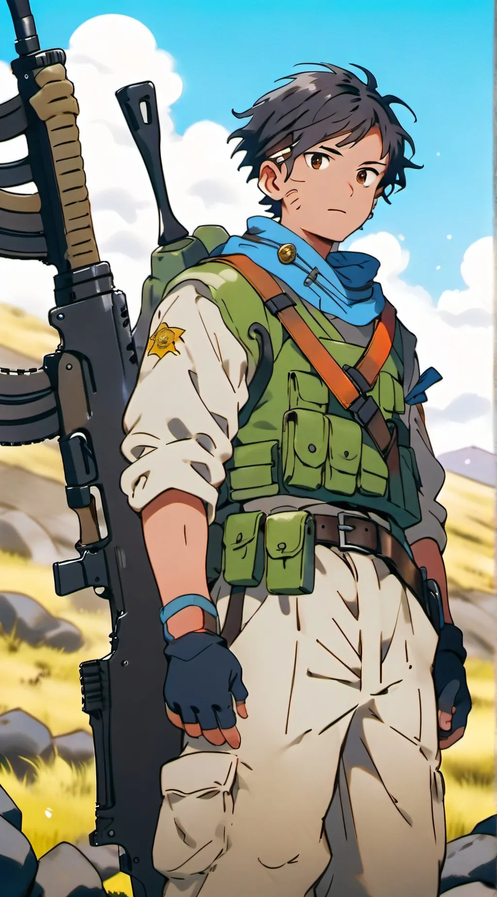 ai character: Silent Spade  background