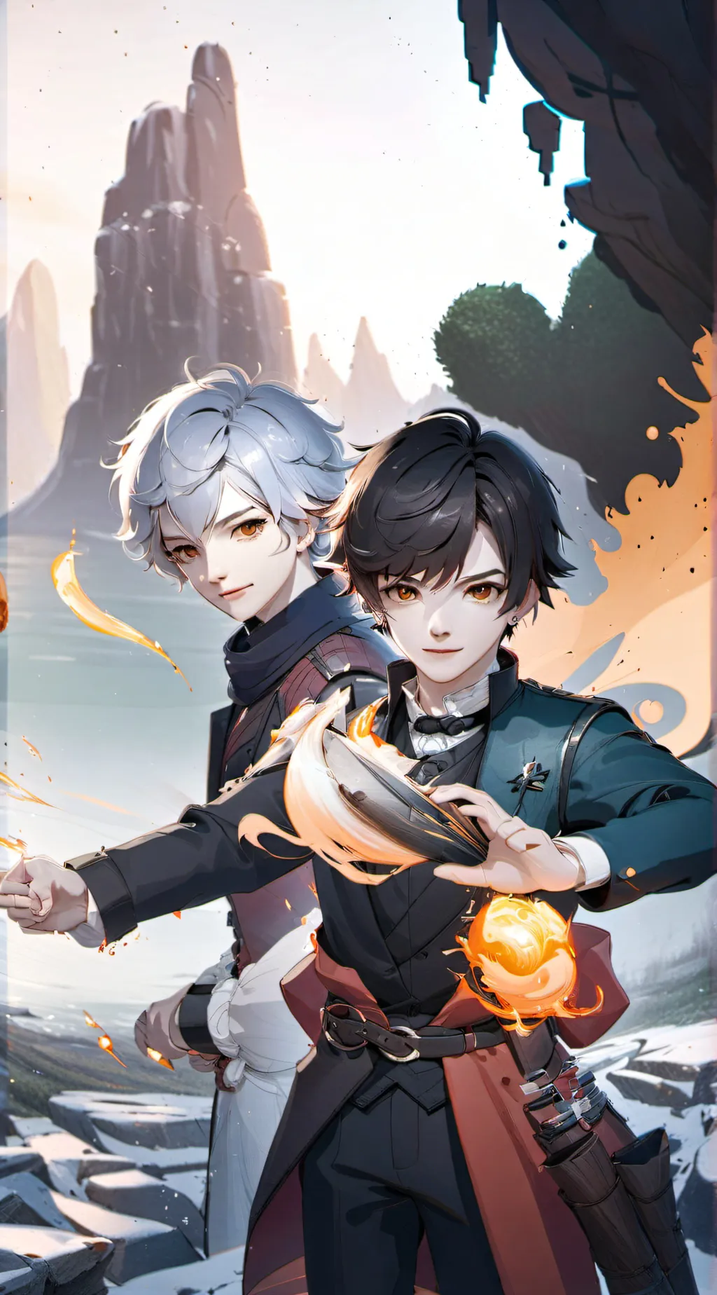 ai character: Alex & Brandon background