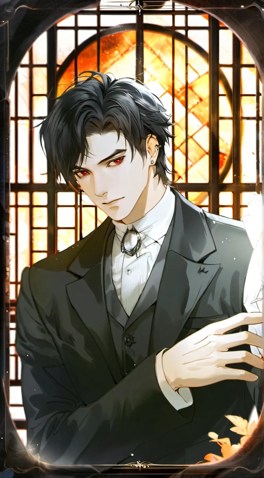 ai character: Aaron background