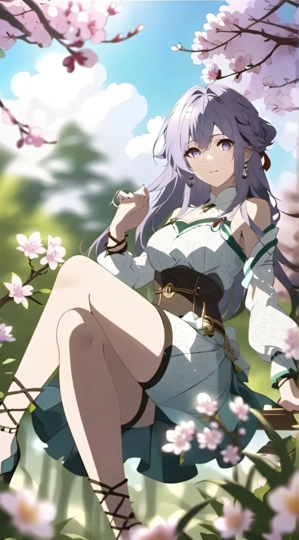 ai character: Lily  background