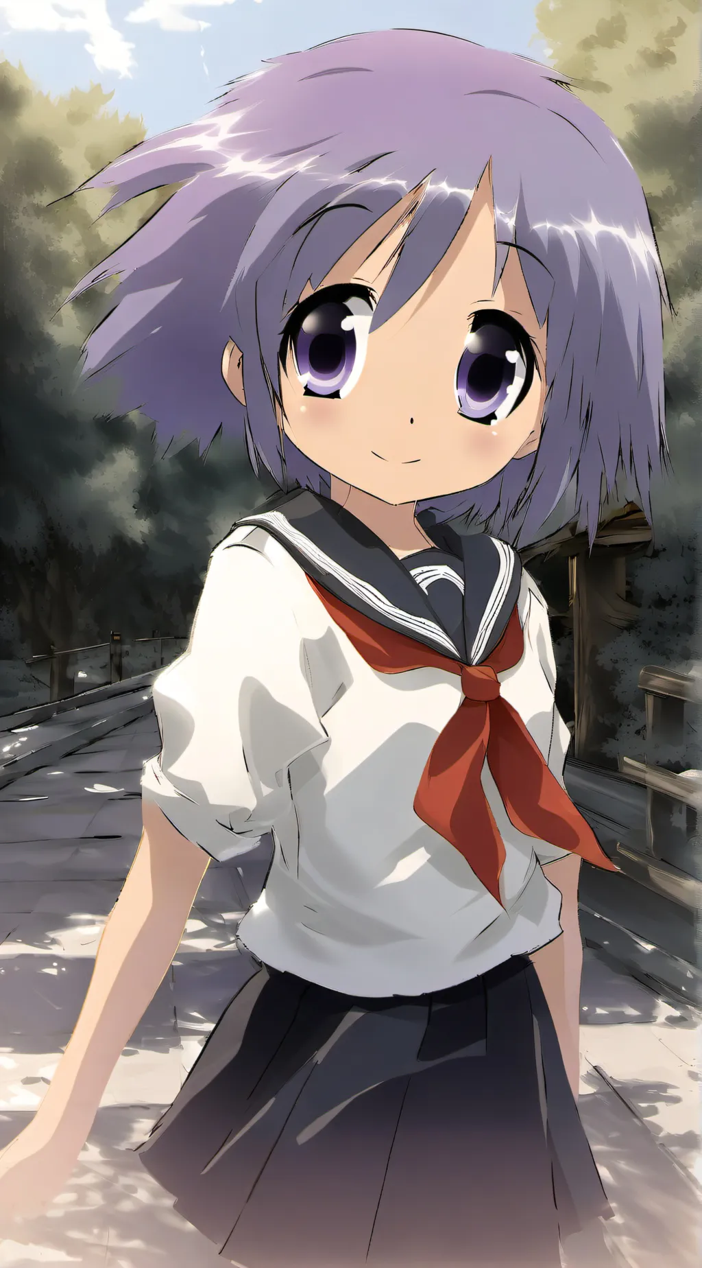 ai character: Tsukasa Hiiragi background