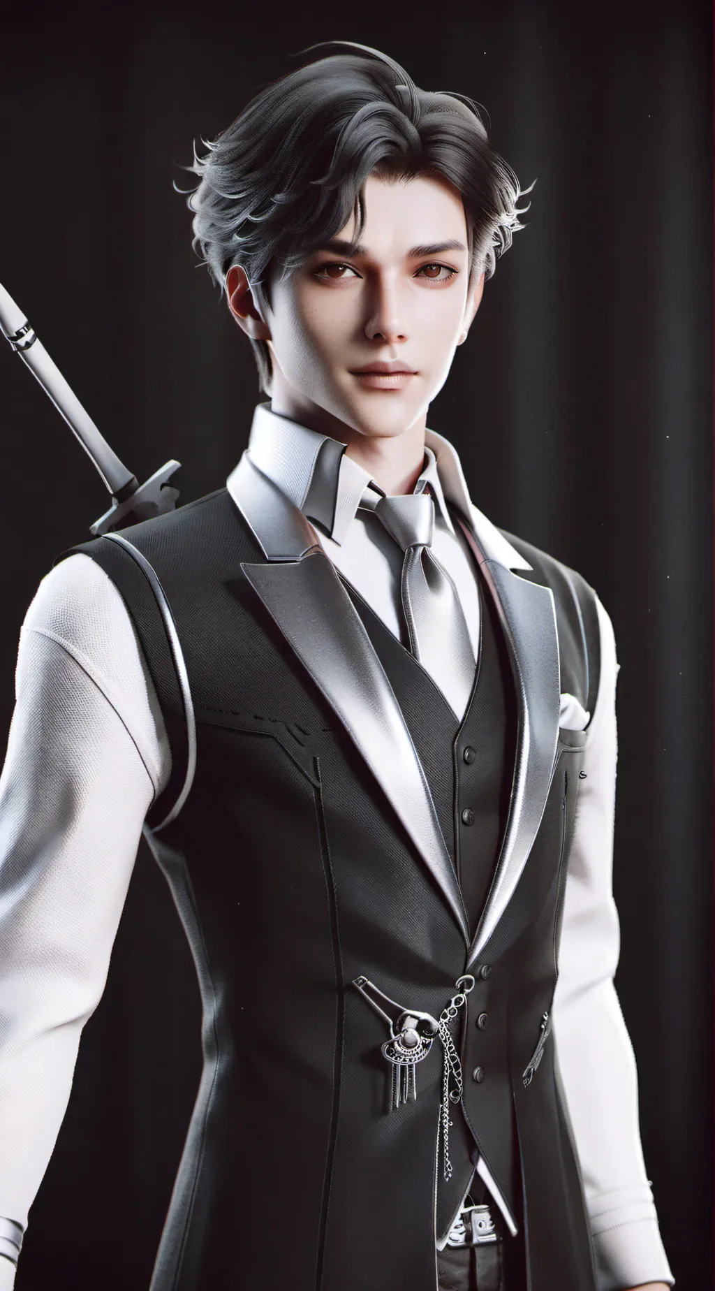 ai character: Alan  background