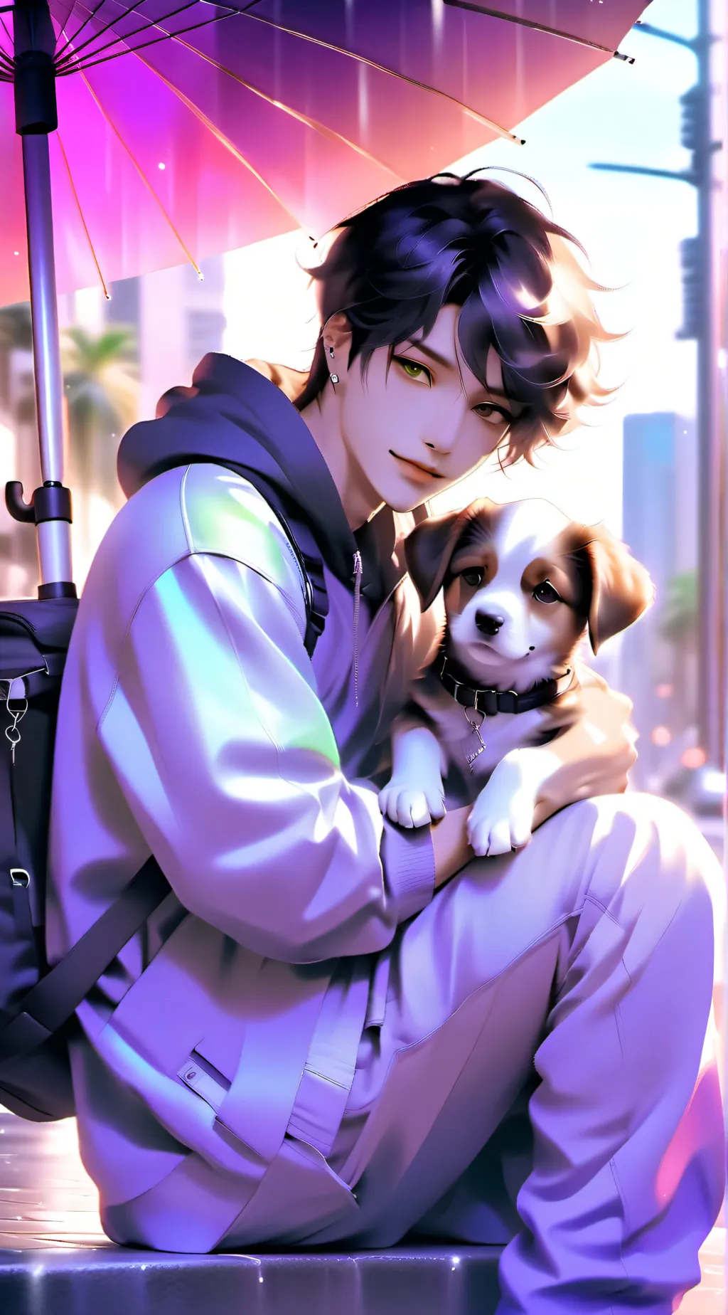 ai character: Daniel  background