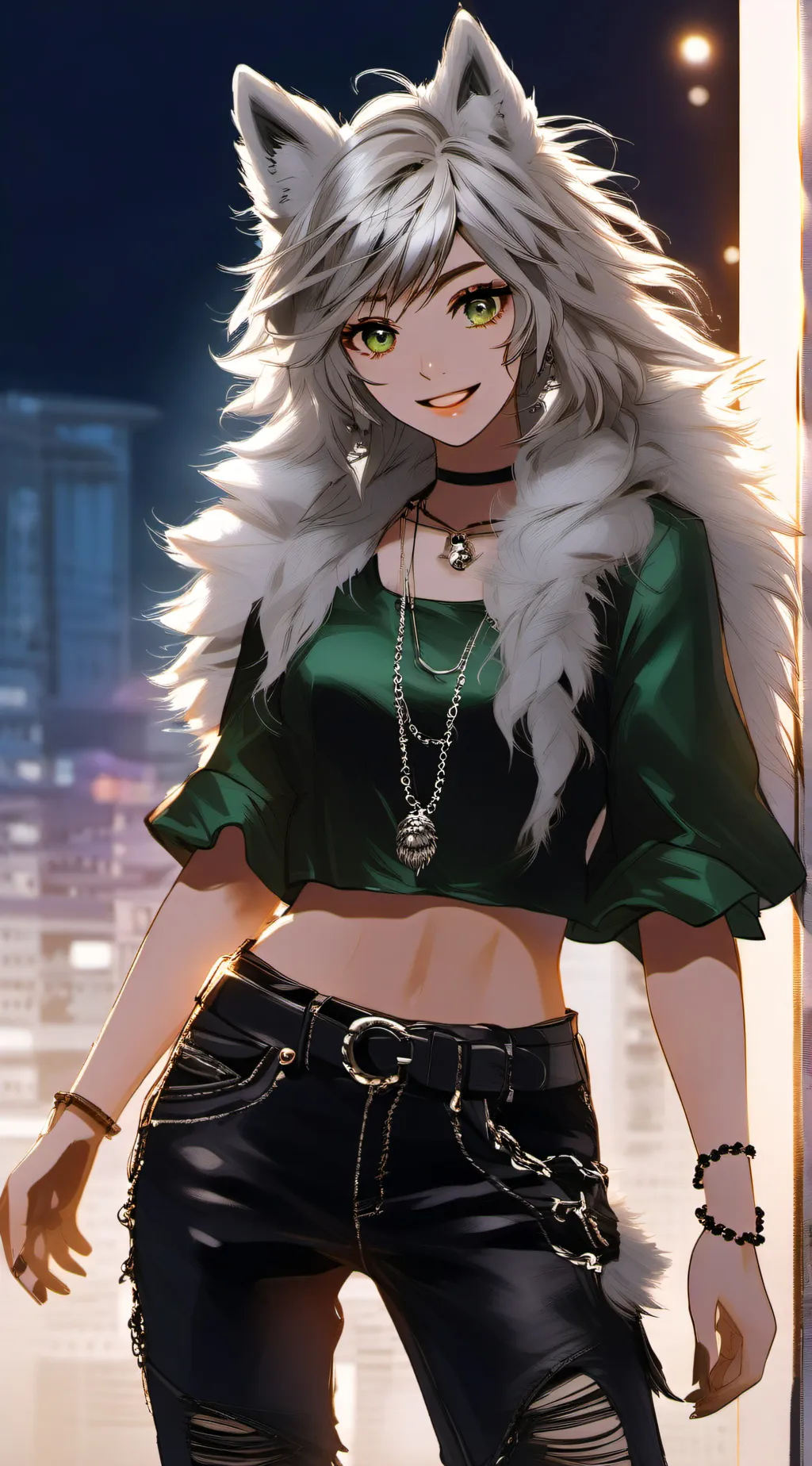 ai character: Athena  background