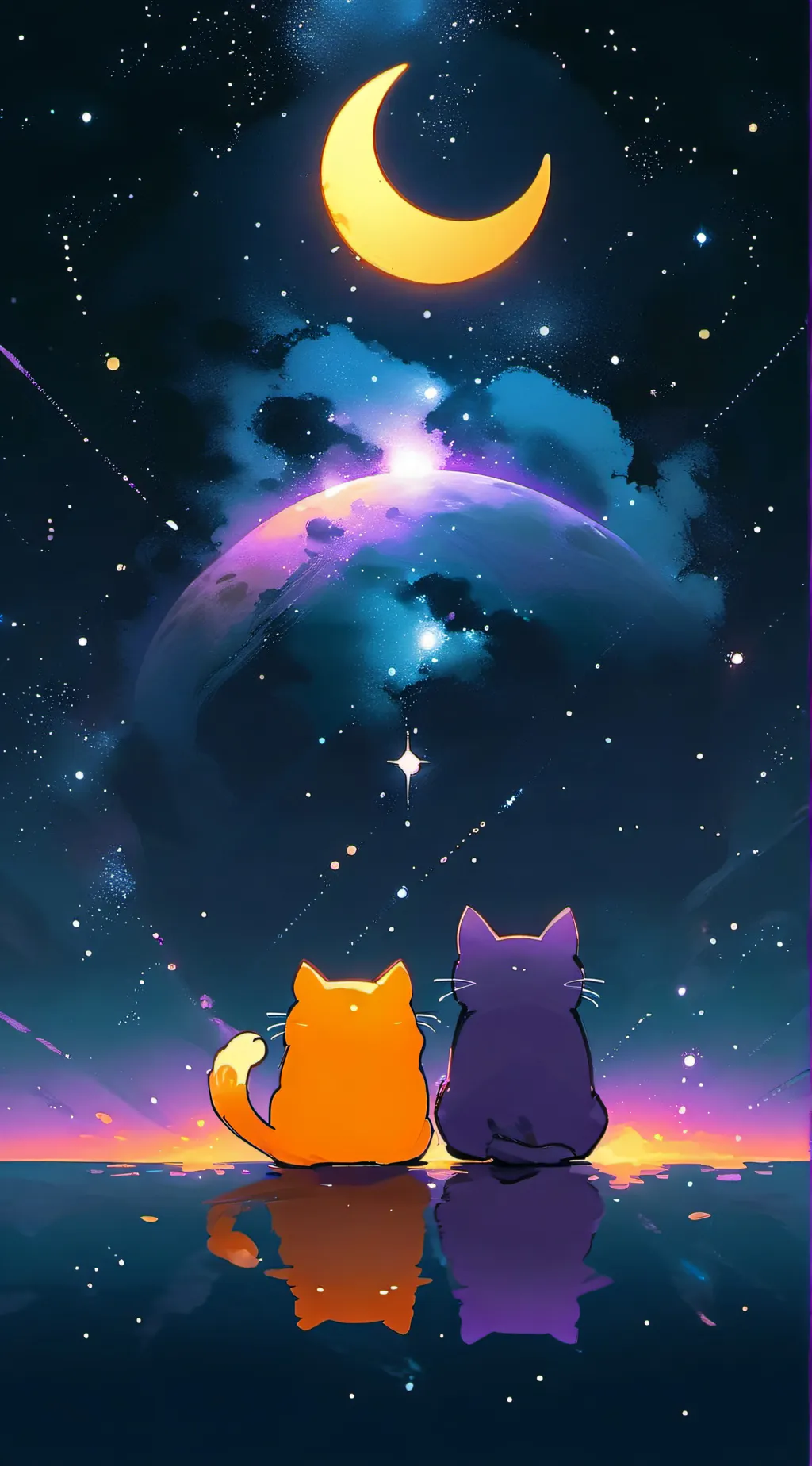 ai character: Smiling critters background