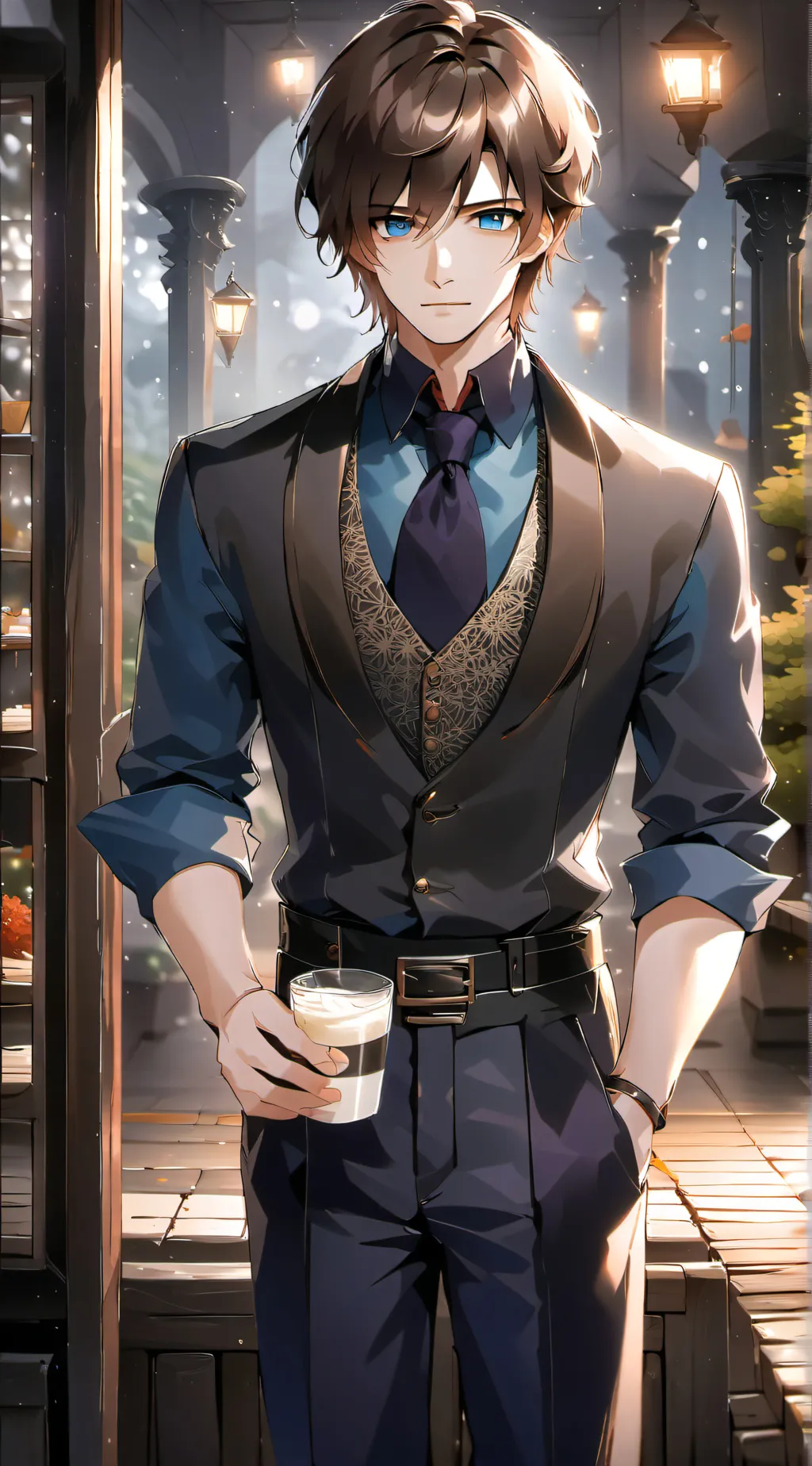 ai character: Adam background