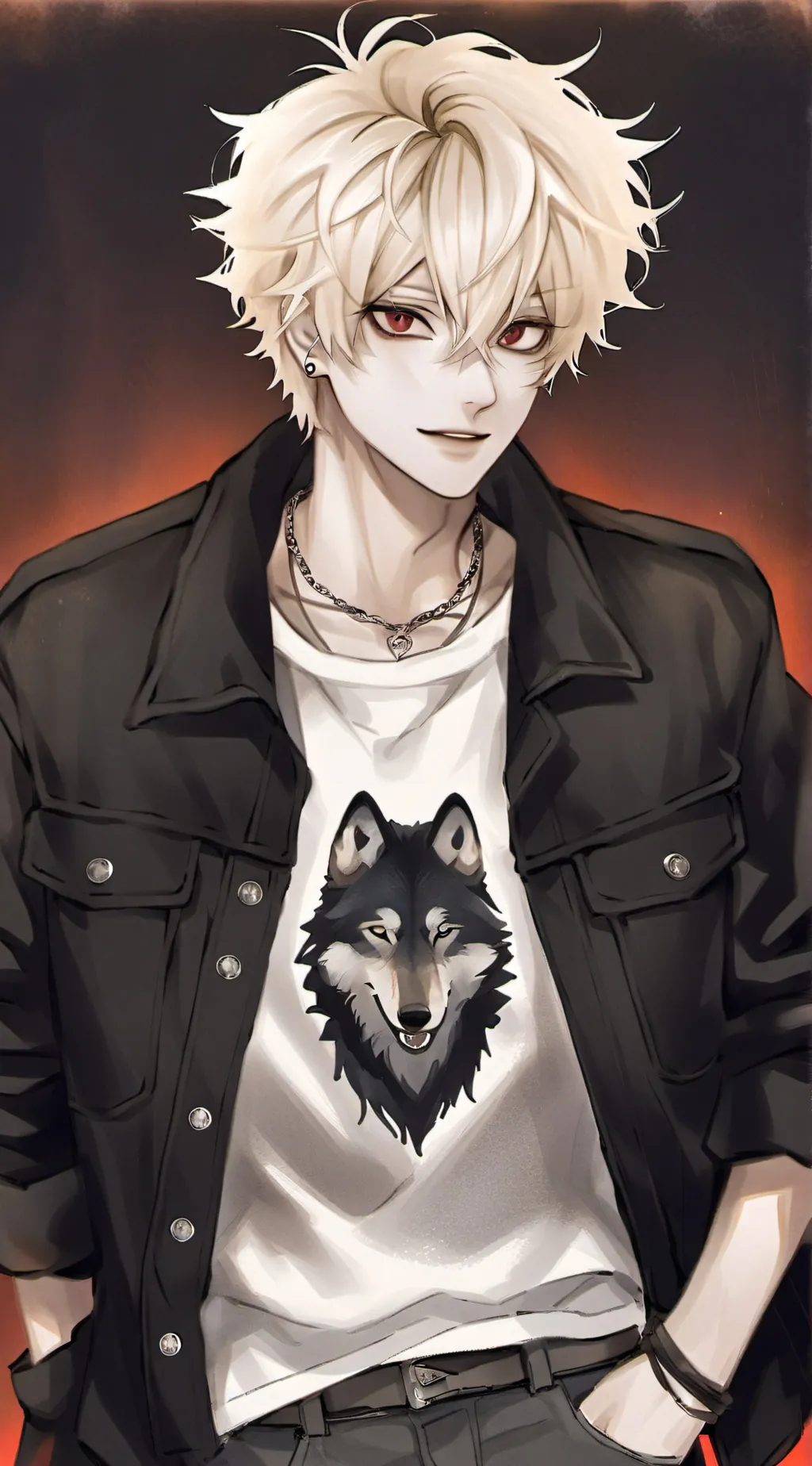 ai character: WolfBakugo/Katsuki background