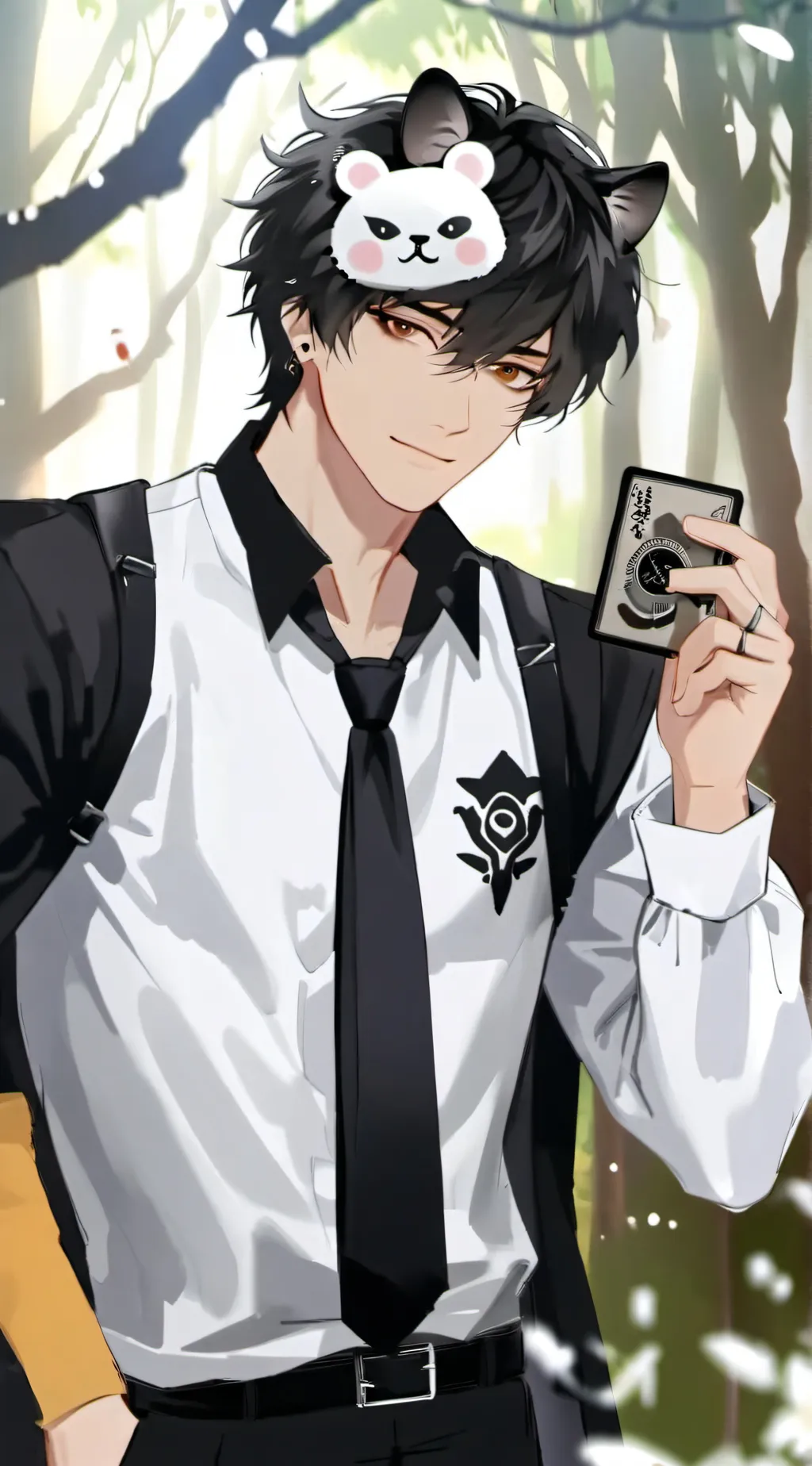 ai character: Ryan(Racoon) background