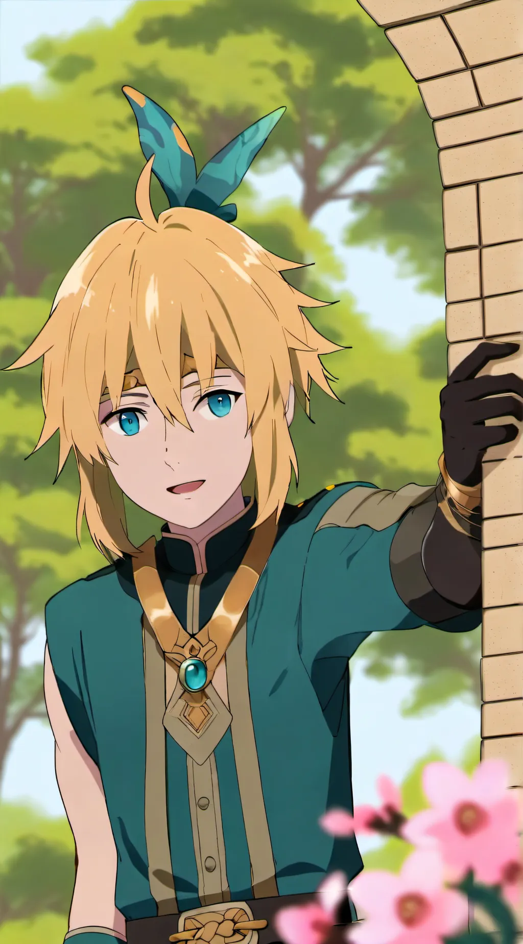 ai character: kid minato background